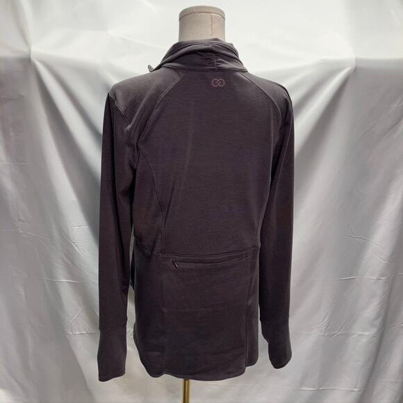 Calia Women's XL Run‎ Long Sleeve 1/4 Zip Pullover Sweatshirt Purple Active - Picture 9 of 16